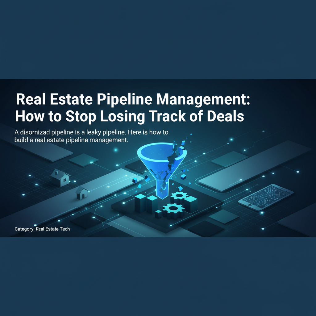 Cover image for Real Estate Pipeline Management: How to Stop Losing Track of Deals - Azulio real estate blog