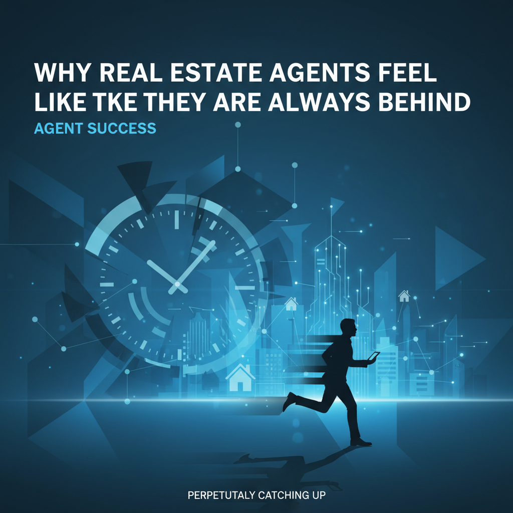 Cover image for Why Real Estate Agents Feel Like They Are Always Behind - Azulio real estate blog