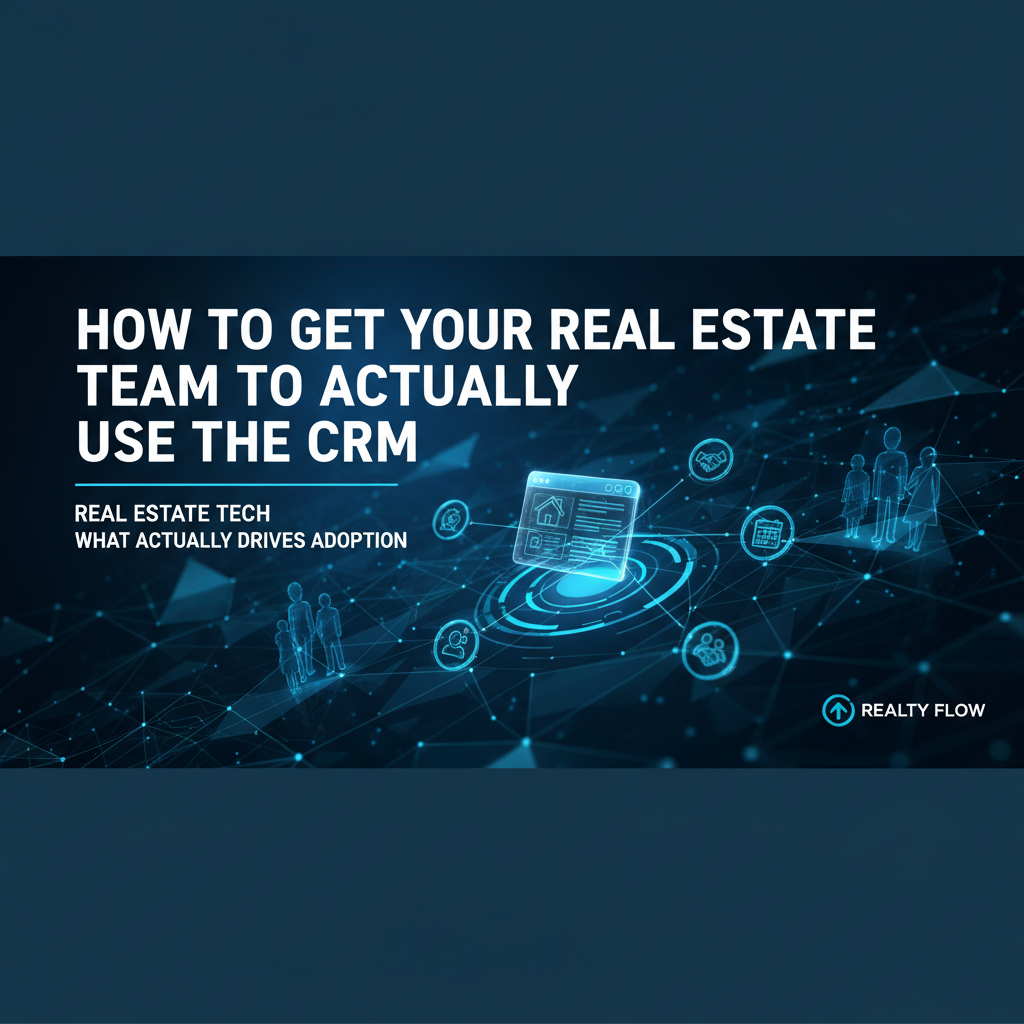 Cover image for How to Get Your Real Estate Team to Actually Use the CRM - Azulio real estate blog