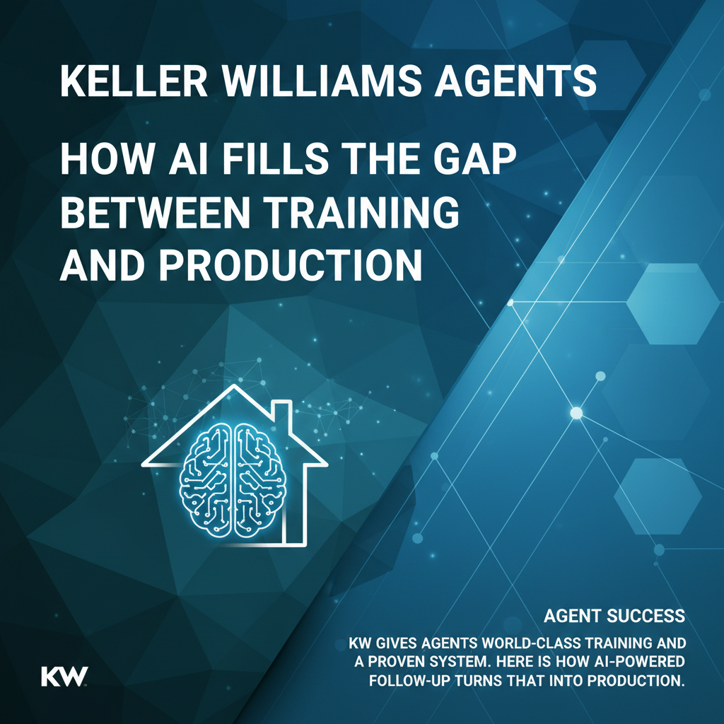 Cover image for Keller Williams Agents: How AI Fills the Gap Between Training and Production - Azulio real estate blog
