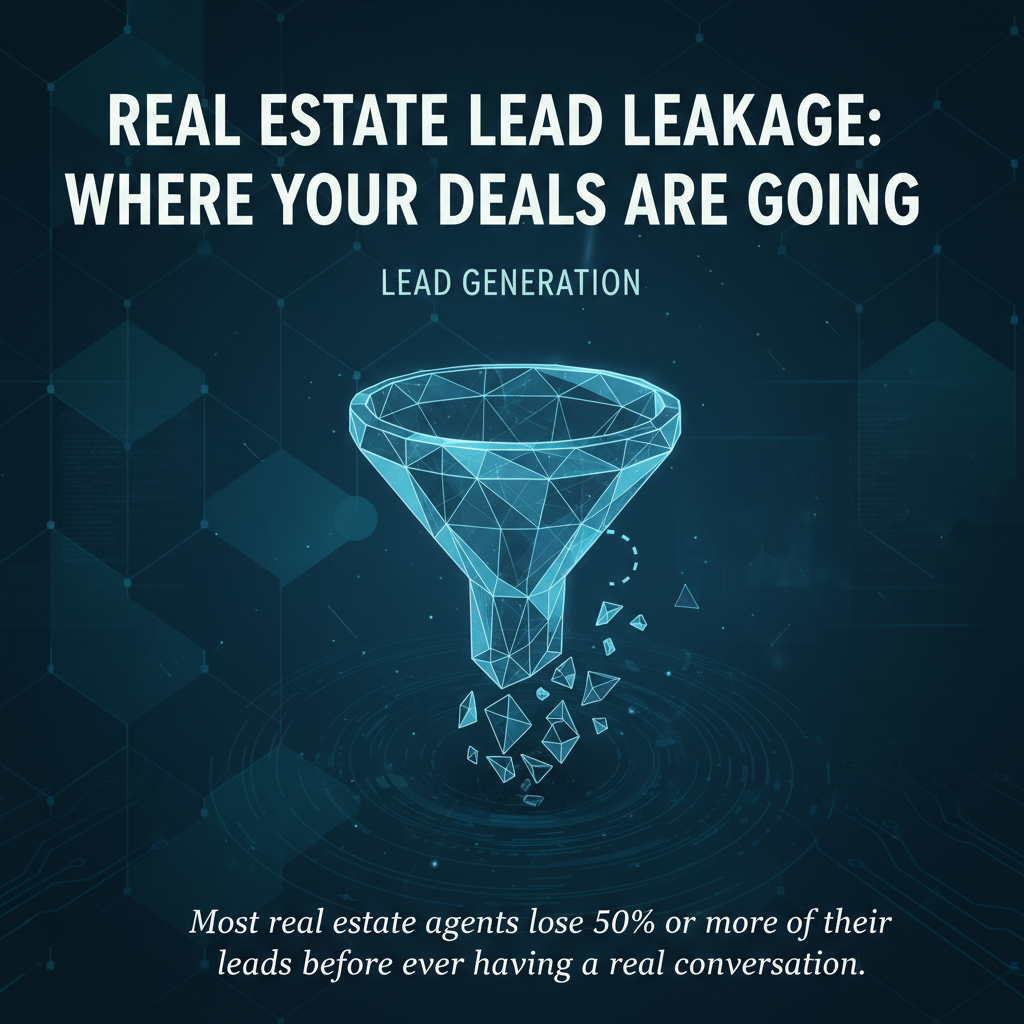 Cover image for Real Estate Lead Leakage: Where Your Deals Are Going - Azulio real estate blog