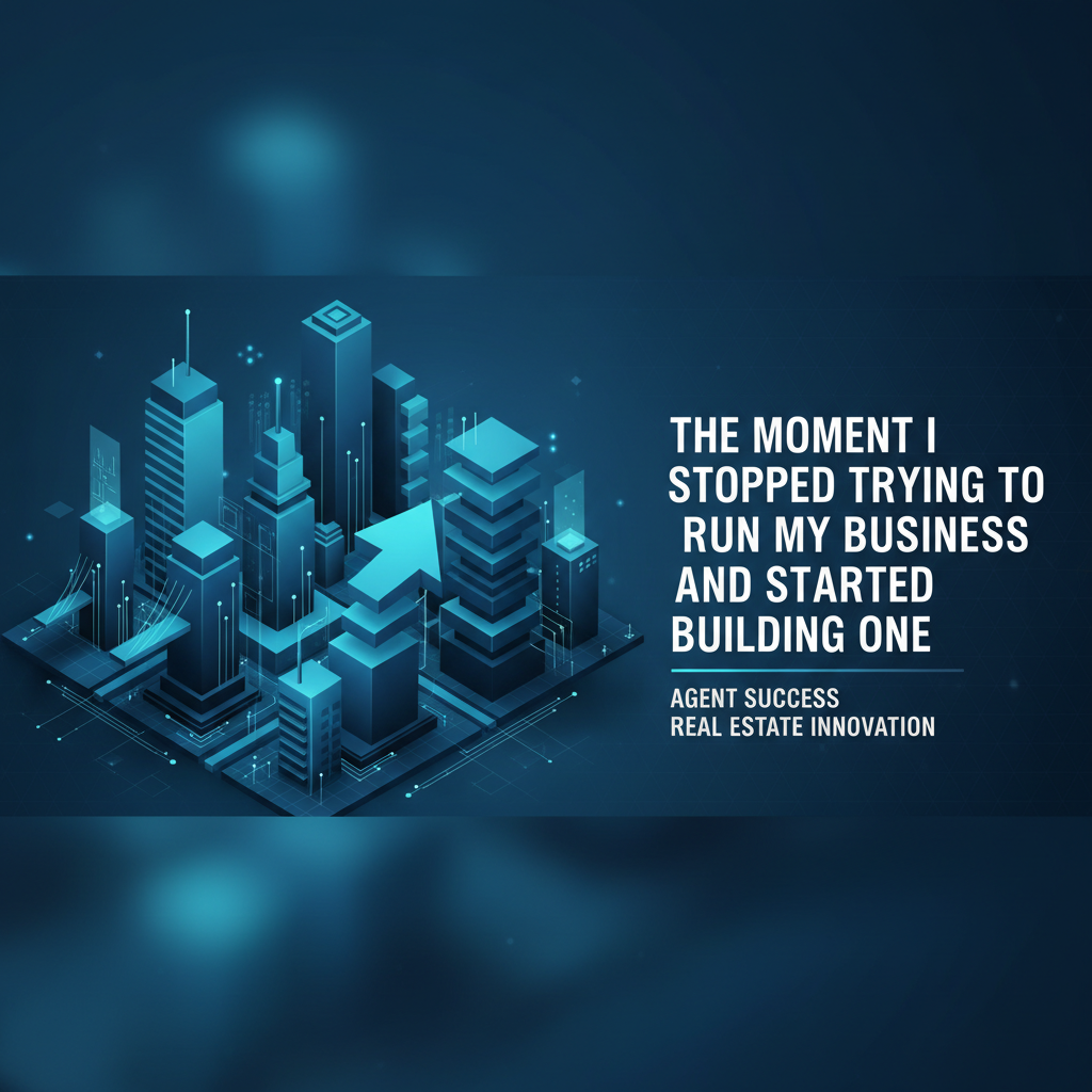 Cover image for The Moment I Stopped Trying to Run My Business and Started Building One - Azulio real estate blog