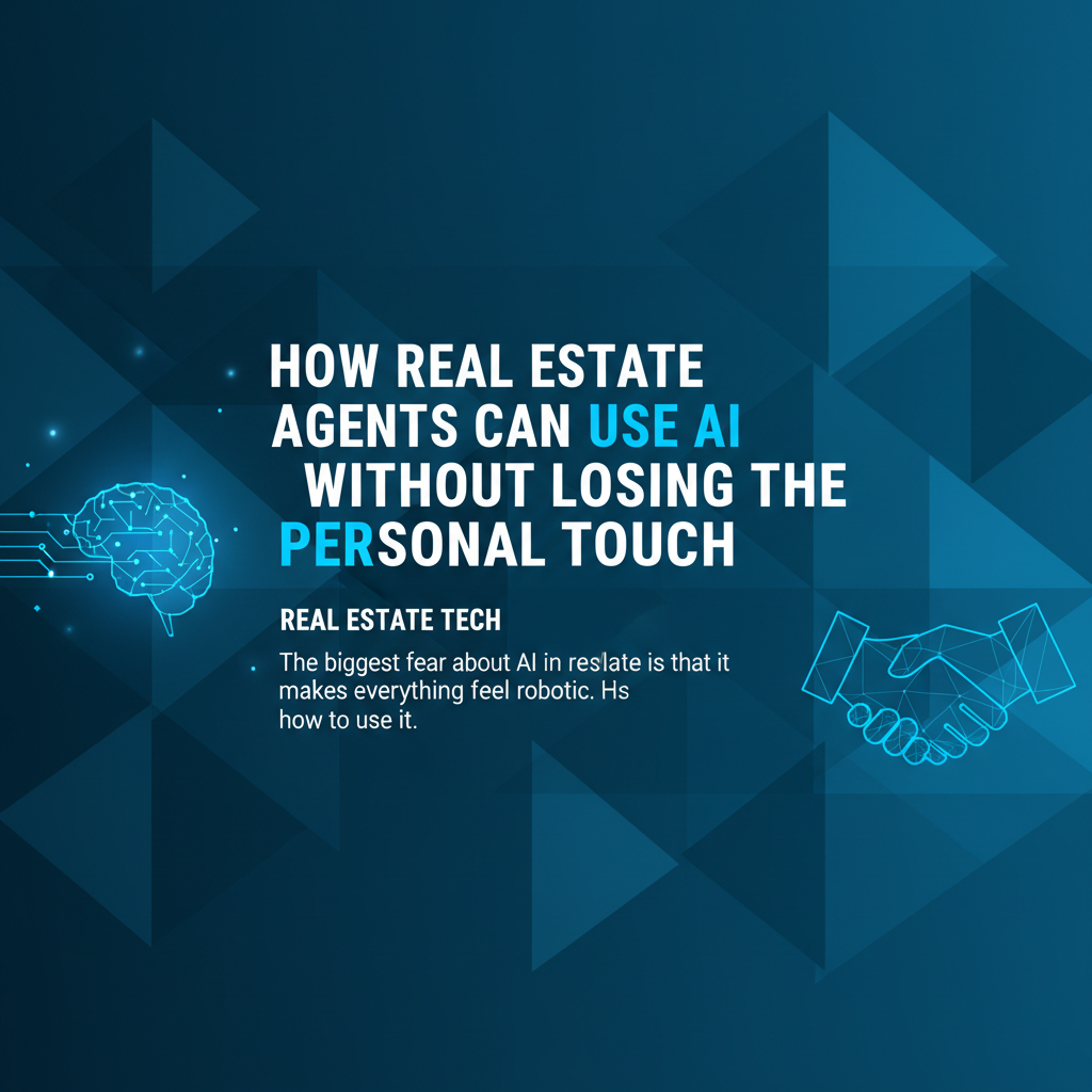 Cover image for How Real Estate Agents Can Use AI Without Losing the Personal Touch - Azulio real estate blog