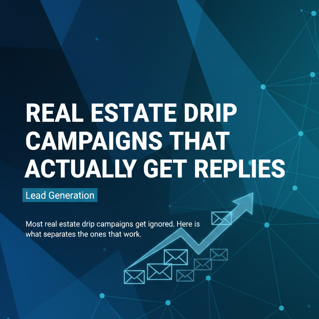 Cover image for Real Estate Drip Campaigns That Actually Get Replies - Azulio real estate blog