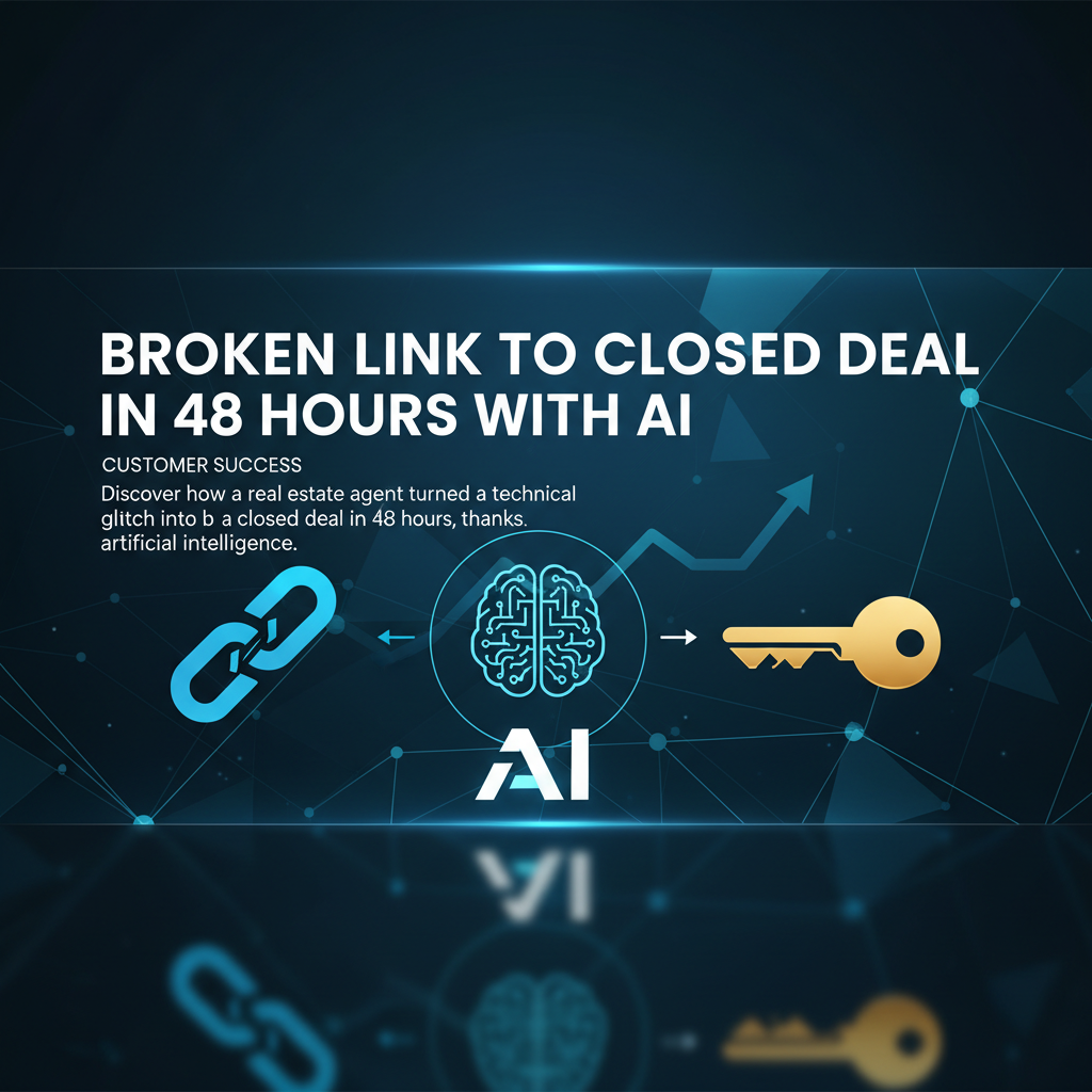 Cover image for Broken Link to Closed Deal in 48 Hours with AI - Azulio real estate blog