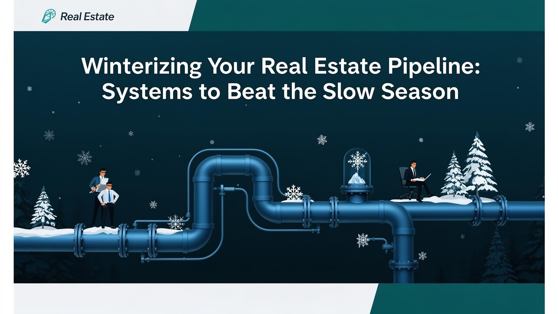 Cover image for Winterizing Your Real Estate Pipeline: Systems to Beat the Slow Season - Azulio real estate blog